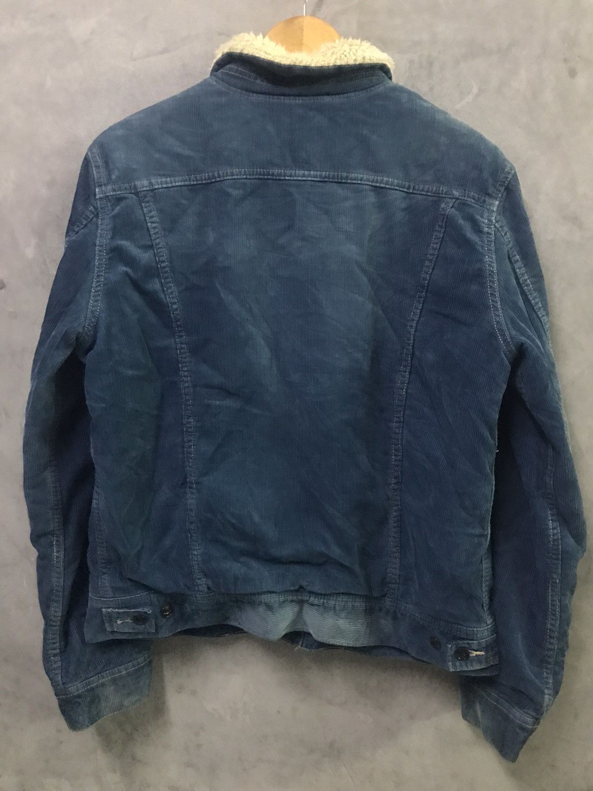 Lee × Vintage Repro Vintage 70s Lee Storm Rider Sherpa Lining Blue Denim Size US M / EU 48-50 / 2 - 9 Thumbnail