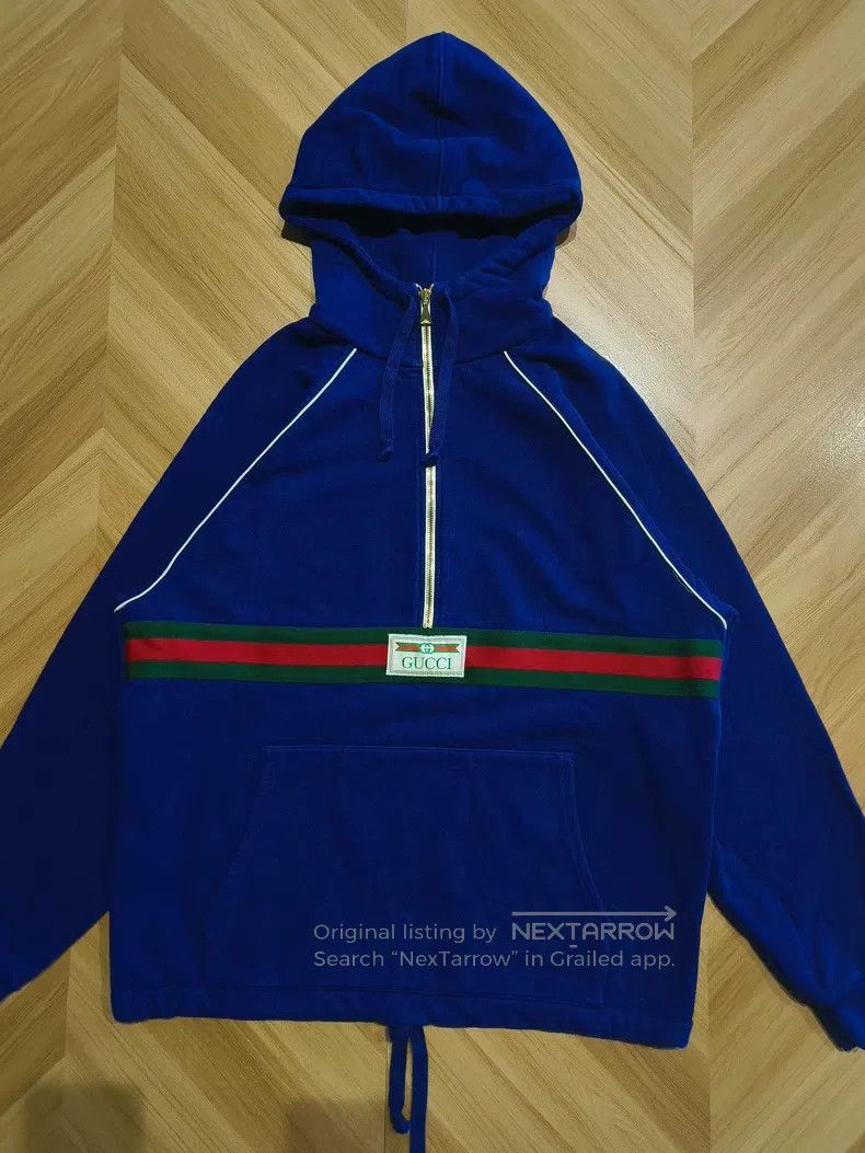 Gucci Gucci Blue Sweatshirt Size S / US 4 / IT 40 - 1 Thumbnail