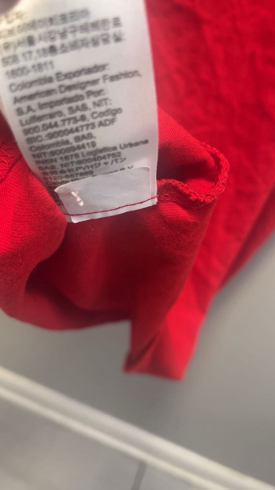 Calvin Klein Calvin Klein Red white & blue shirt with Ck Logo Size US M / EU 48-50 / 2 - 5 Thumbnail