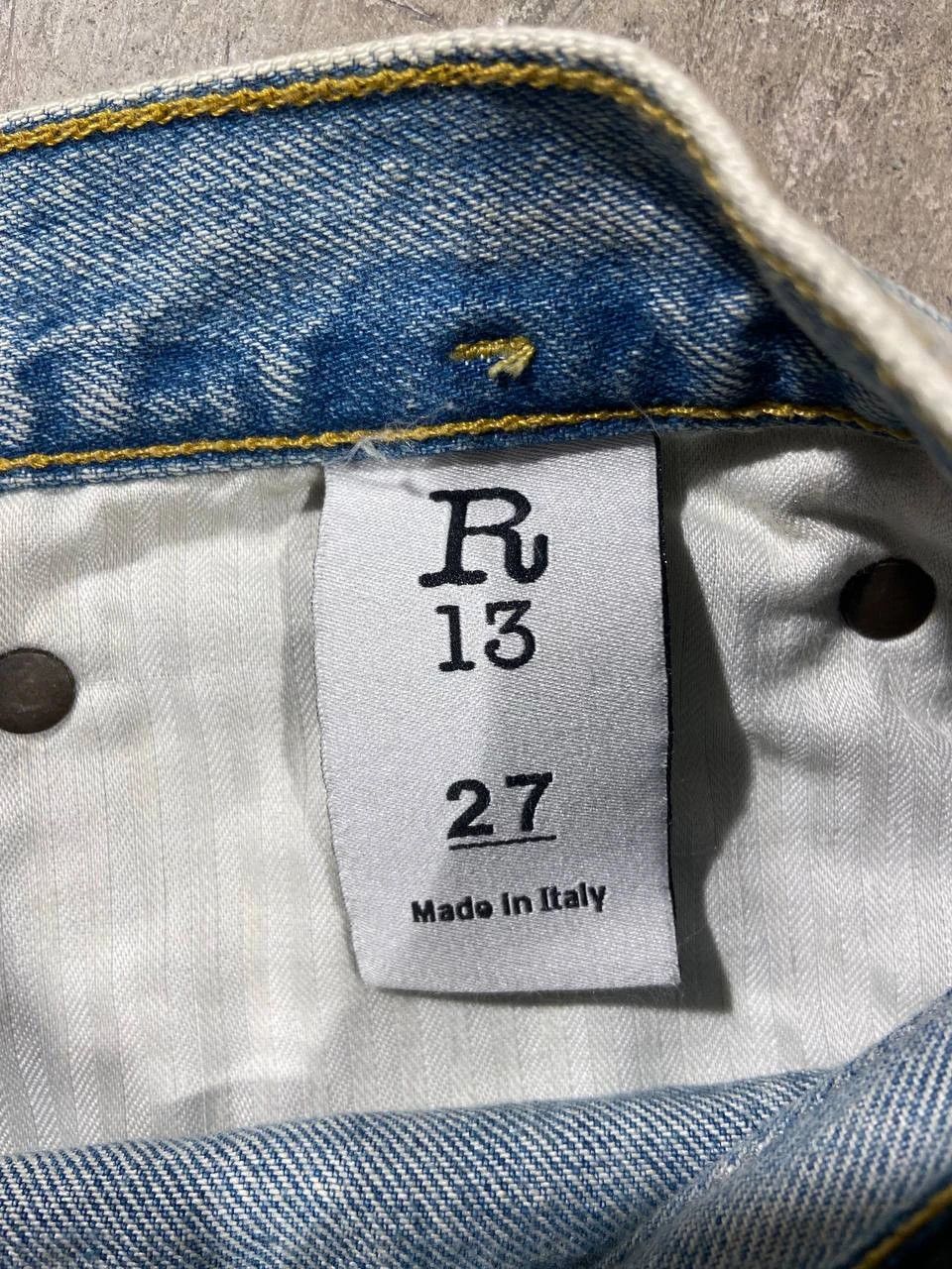 R13 R13 BAGGY Denim Jeans Size 27" / US 4 / IT 40 - 7 Thumbnail