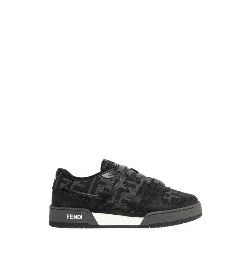 Fendi o1h1sh11225 Match Sneaker in Dark Grey/Black Size US 5.5 / IT 35.5 - 1 Thumbnail