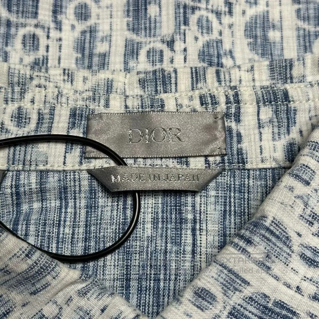 Dior dior blue printed denim button. Size M / US 6-8 / IT 42-44 - 3 Thumbnail