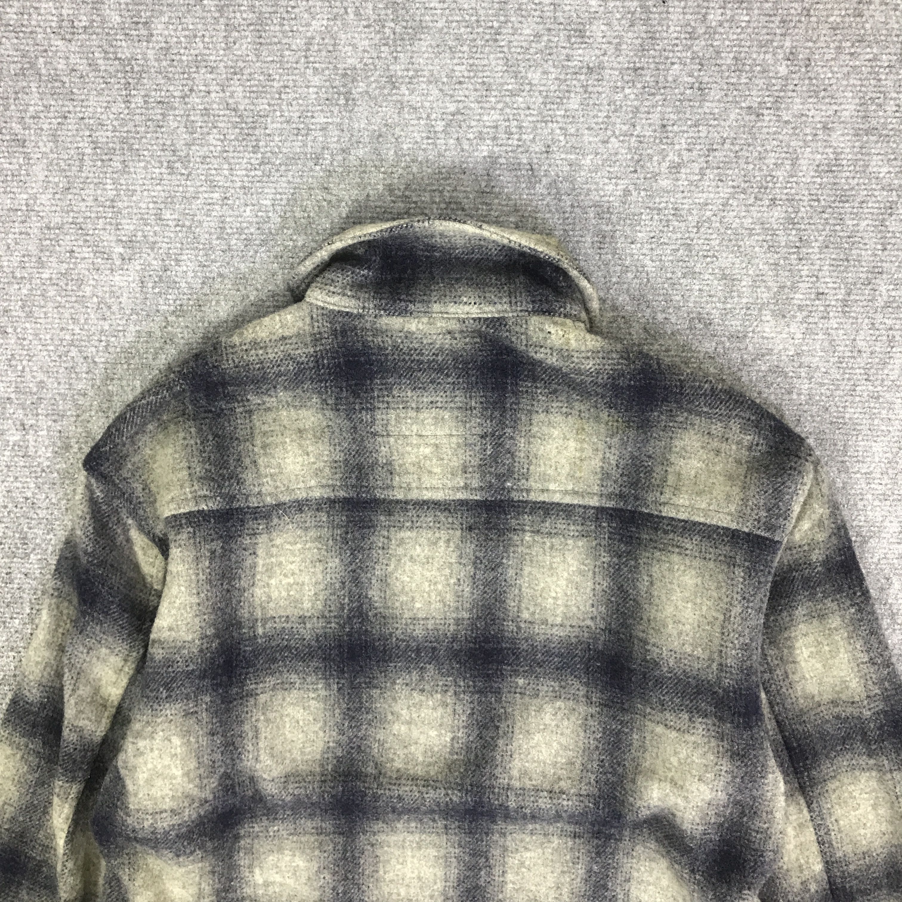 Japanese Brand VINTAGE 90s FLIES JAPAN WOOL TARTAN JACKET K87B2 Size US S / EU 44-46 / 1 - 4 Thumbnail