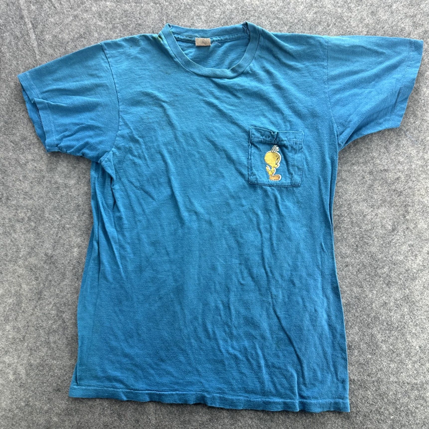 Fruit Of The Loom VINTAGE Fruit of the Loom T-Shirt Men Large Cartoon Looney Tunes Tweety Bird 90s Retro Size US L / EU 52-54 / 3 - 2 Thumbnail