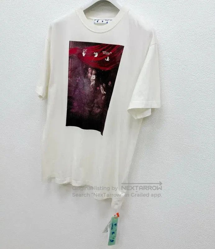 Off-White Off-White White Cotton Short Sleeve T-Shirt . Size US S / EU 44-46 / 1 - 2 Thumbnail