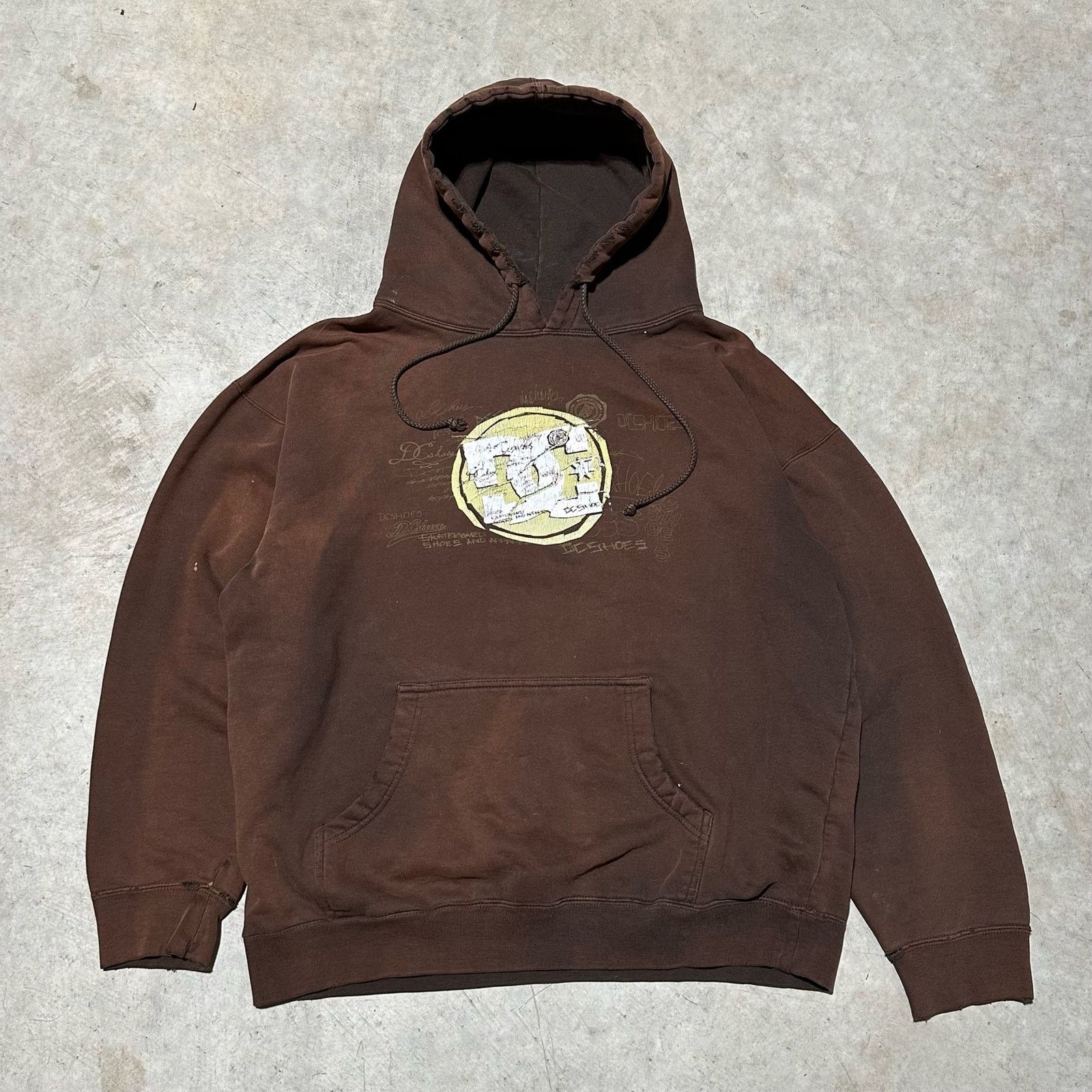 DC Vintage Y2K Brown DC Hoodie size Medium in Men Size US M / EU 48-50 / 2 - 1 Thumbnail