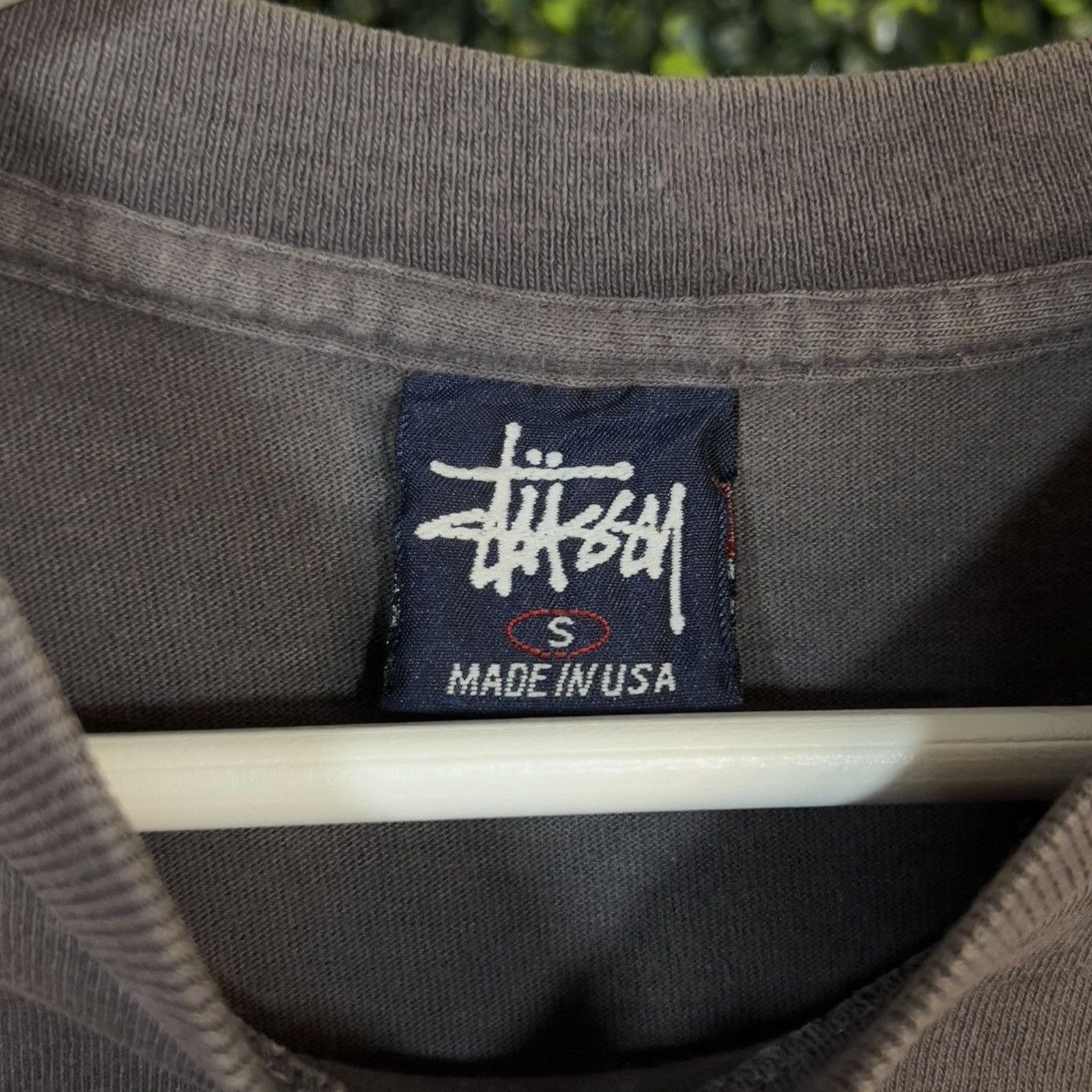 Stussy Vintage 90s Stussy Sunfaded House Logo Tee Shirt Size US S / EU 44-46 / 1 - 5 Thumbnail