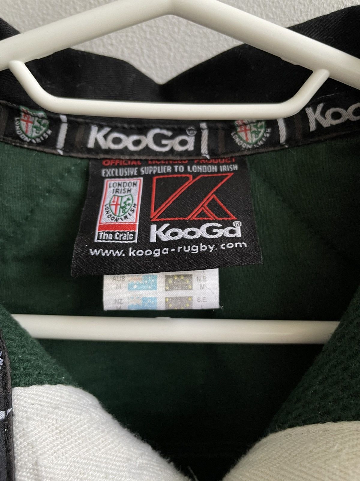 Vintage RARE London Irish Rugby Union Mens Jersey KooGa Shirt Trikot Size US M / EU 48-50 / 2 - 8 Thumbnail