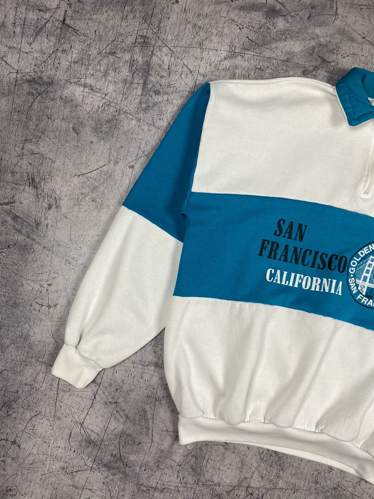 Vintage Vintage 90s San Francisco Golden Gate Bridge Sweatshirt Size US L / EU 52-54 / 3 - 4 Thumbnail
