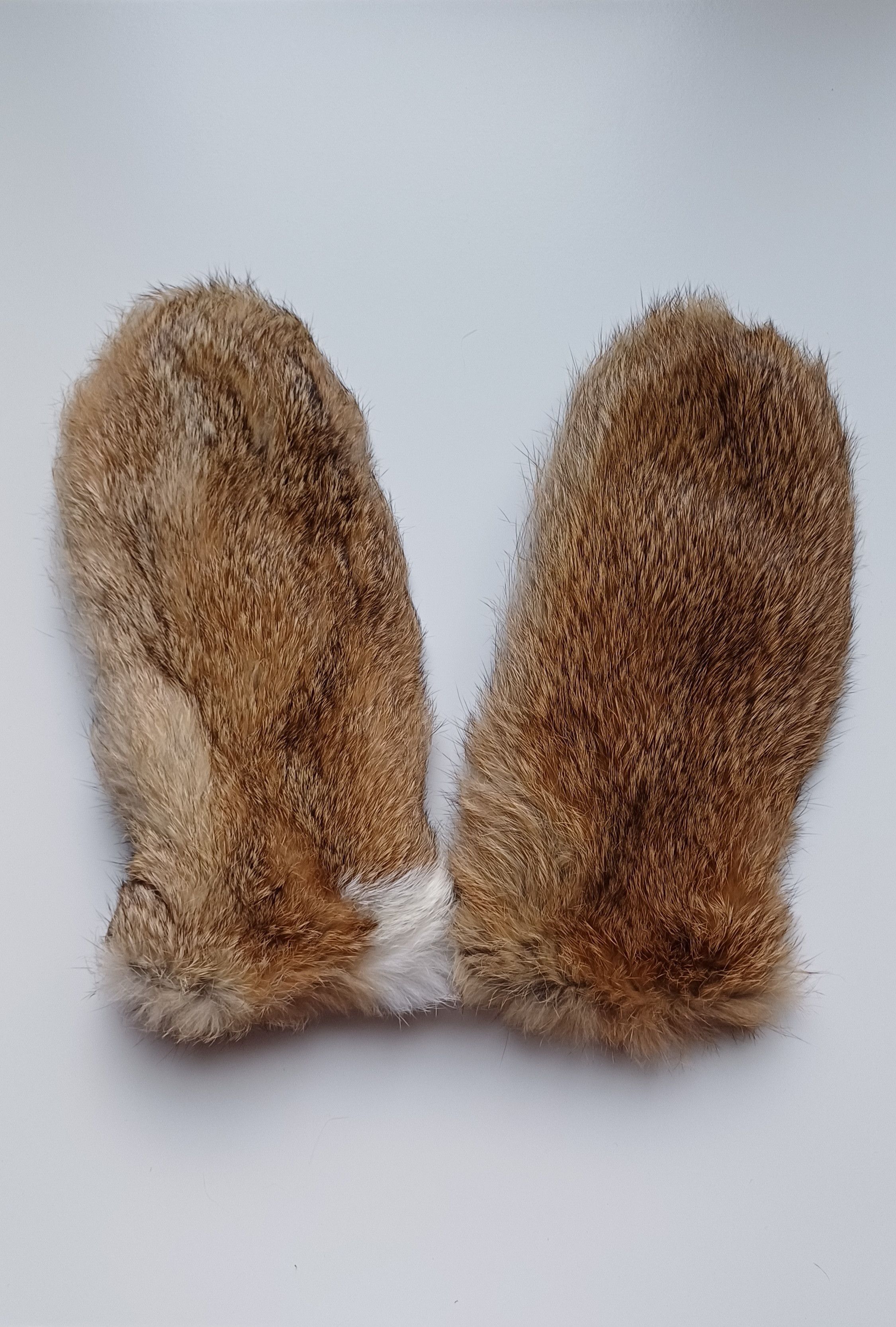 Vintage Beautiful gloves made of rabbit fur size S Size ONE SIZE - 10 Thumbnail