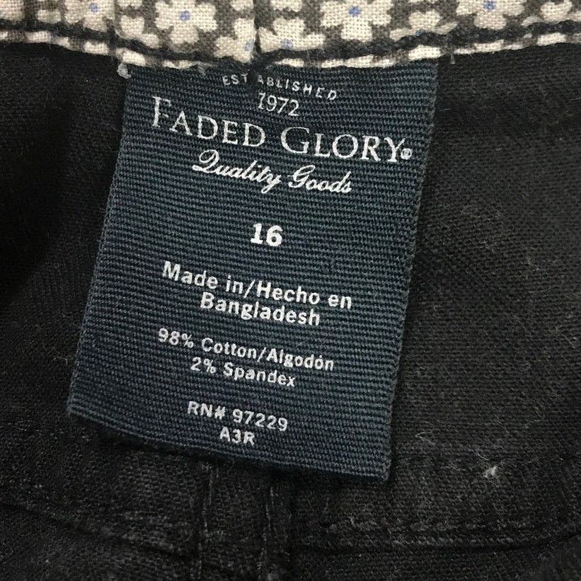 Faded Glory Faded Glory Denim 5 Pocket Style Capri Jean 16 Size 38" / US 16 / IT 52 - 3 Thumbnail