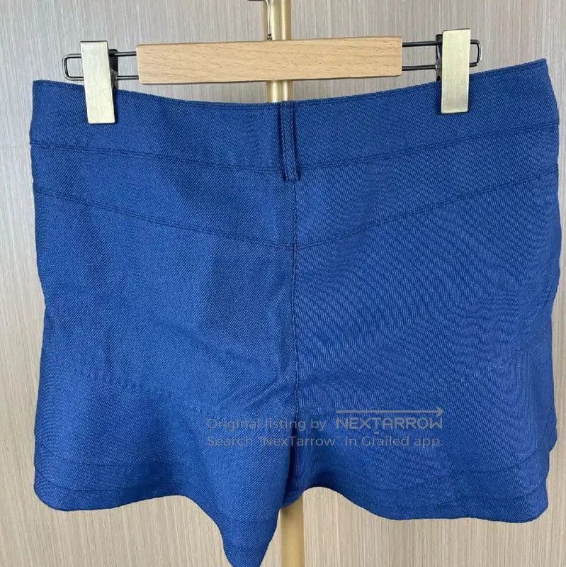 Chanel Chanel Blue Cotton Women's Shorts . Size 30" / US 8 / IT 44 - 2 Thumbnail