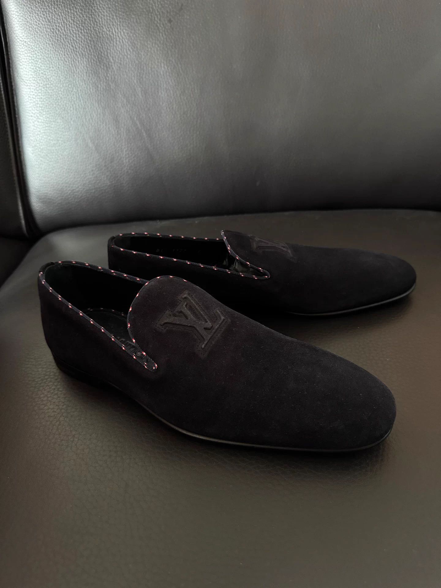 Louis Vuitton LV Deerskin Big Logo Men's Loafers 6.5UK/40.5EU Size US 7.5 / EU 40-41 - 3 Thumbnail