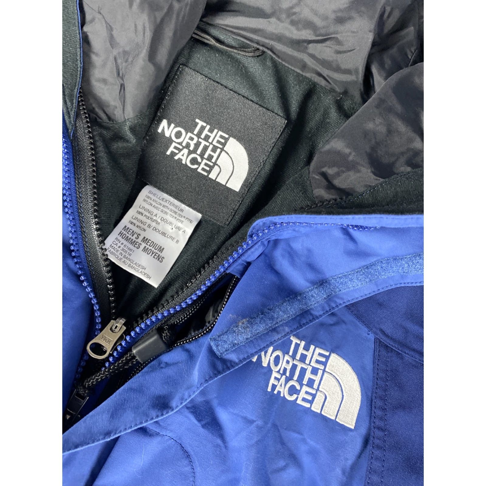 The North Face VINTAGE The North Face Gore Tex Parka Hoodie Jacket Parka Men M Blue 90s Water Resistant Size US M / EU 48-50 / 2 - 5 Thumbnail