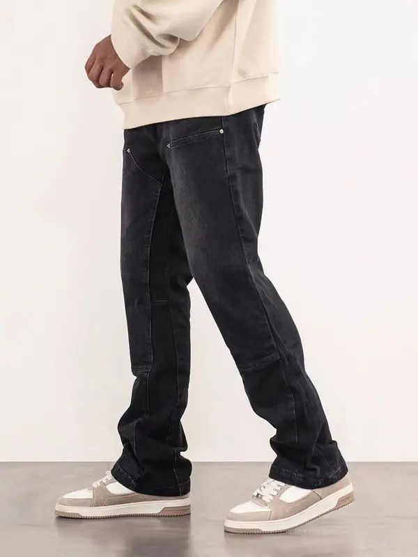 Japanese Brand VIBE High street retro logging design work jeans Size US 32 / EU 48 - 3 Thumbnail