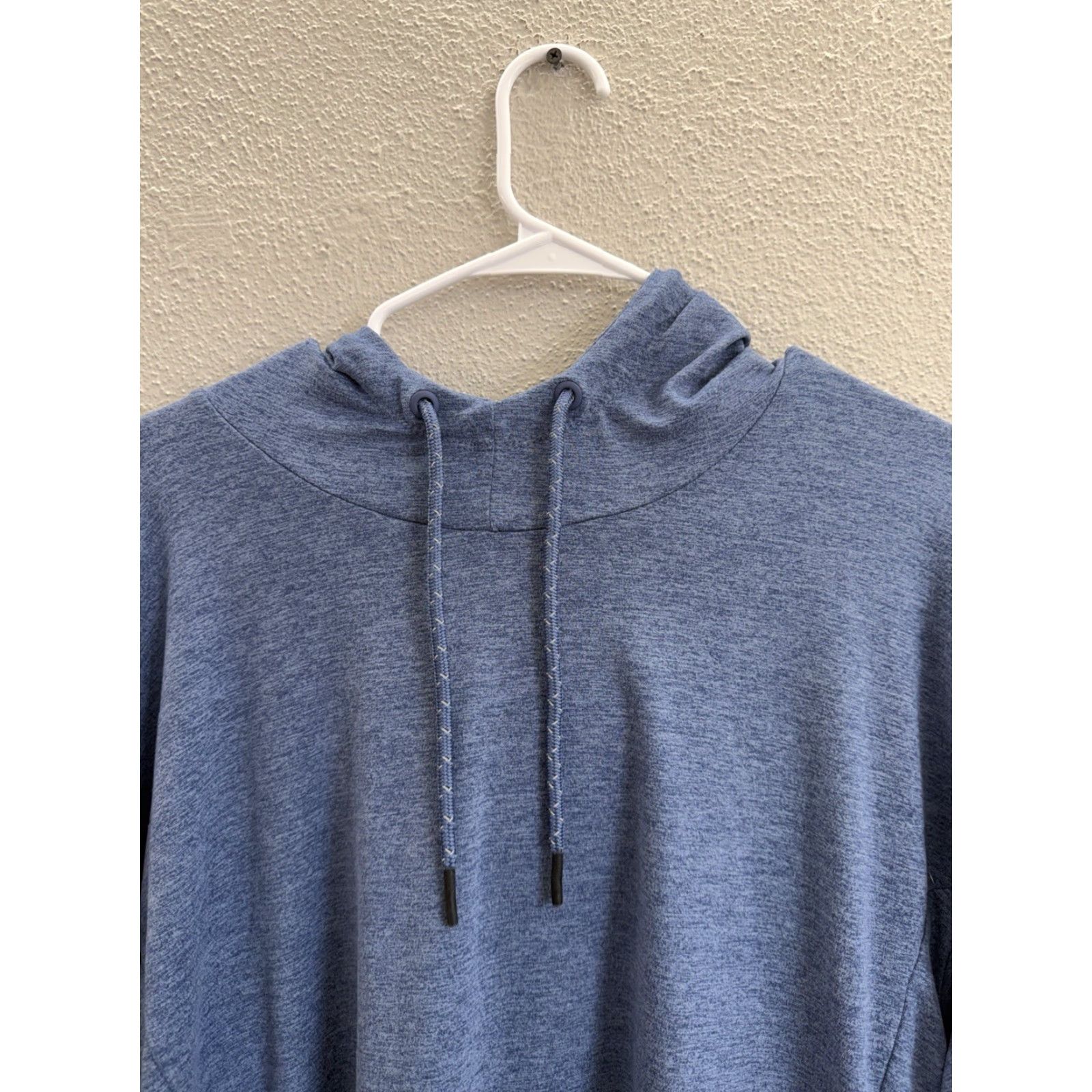 Vintage Tangerine Shirt Womens XXL Blue Gray Long Sleeve Hooded High Neck Pullover Casual Solid Knit Shirt Womens Mens? Size XXL / US 16-18 / IT 52-54 - 3 Thumbnail