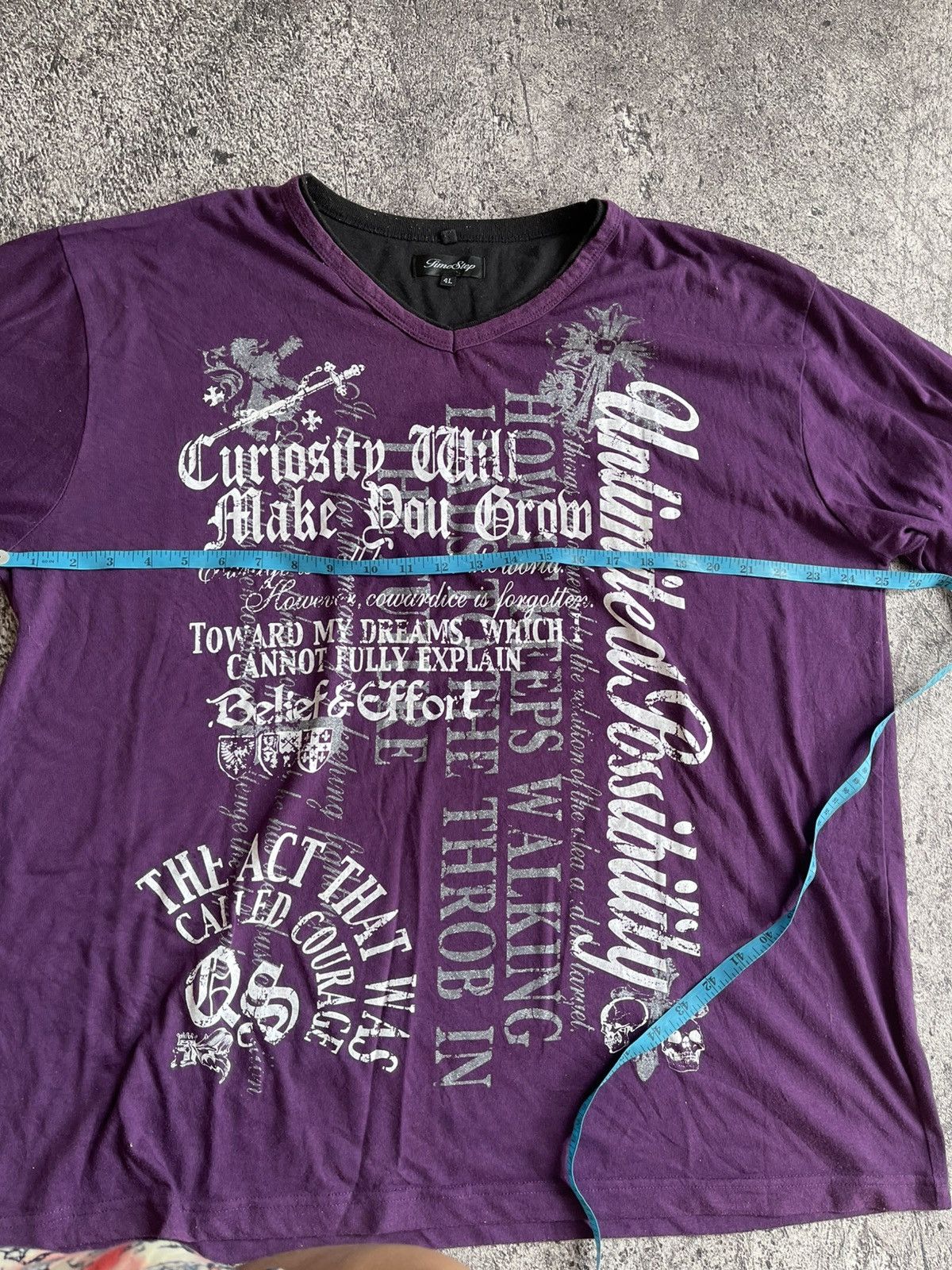 Japanese Brand Y2K Time Step punks style ifsixwasnine tshirt Size US XXL / EU 58 / 5 - 9 Thumbnail