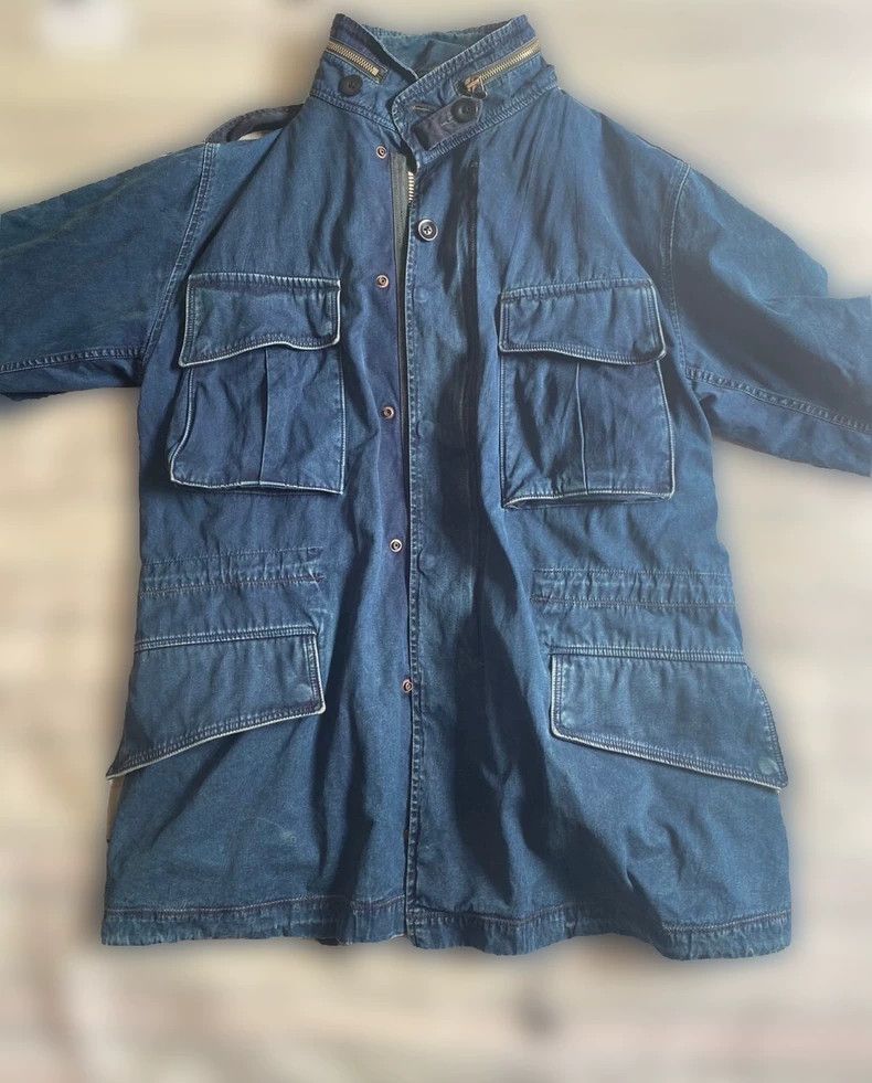Kapital Indigo Dyed M65 Jacket - dmc