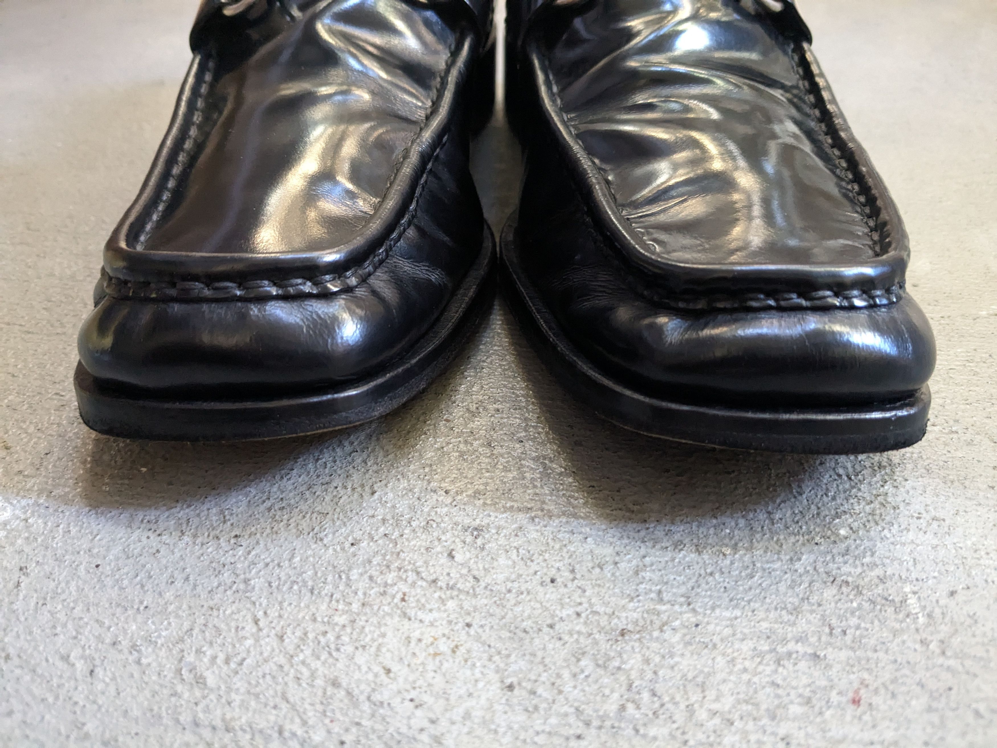Gucci Gucci Loafers Black 9.5 D Leather Slip Ons Buckle Tom Ford Size US 9.5 / EU 42-43 - 2 Thumbnail