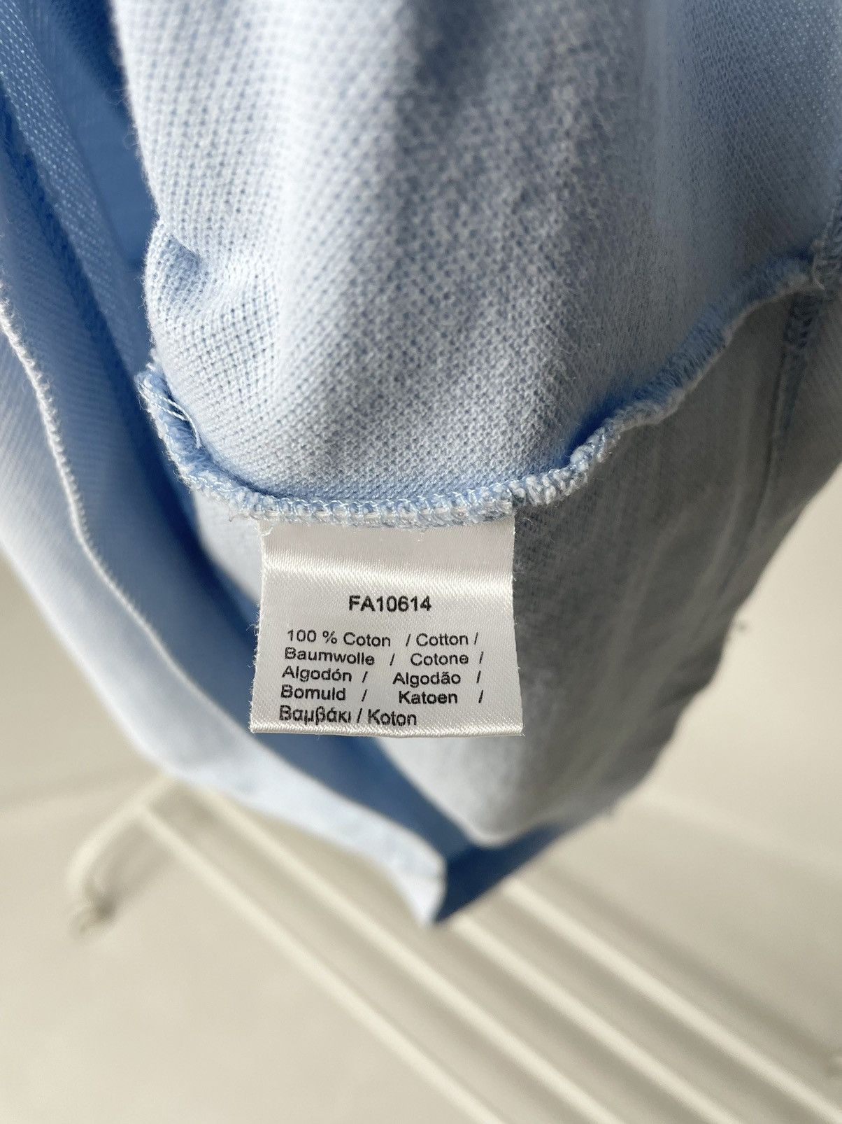Lacoste Lacoste Vintage Size L 🦋 Striped Blue Golf Polo Tee t shirt Size US L / EU 52-54 / 3 - 8 Thumbnail