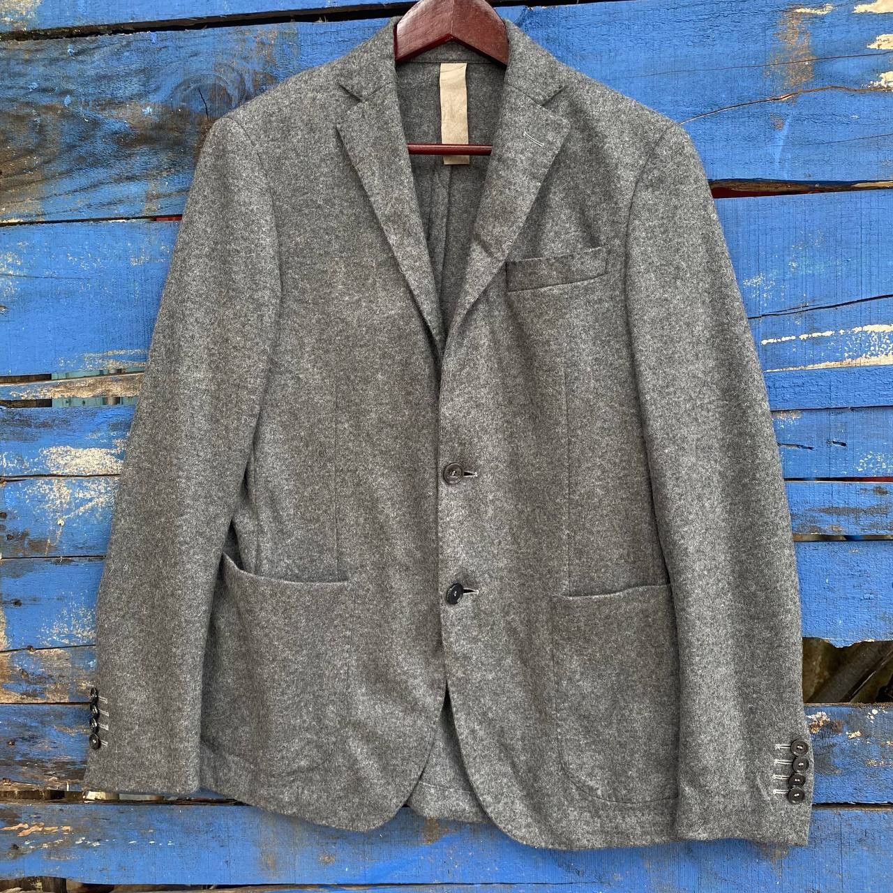 Eleventy Eleventy Wool Blend Blazer Jacket Size 46 8R Size 46R - 1 Thumbnail