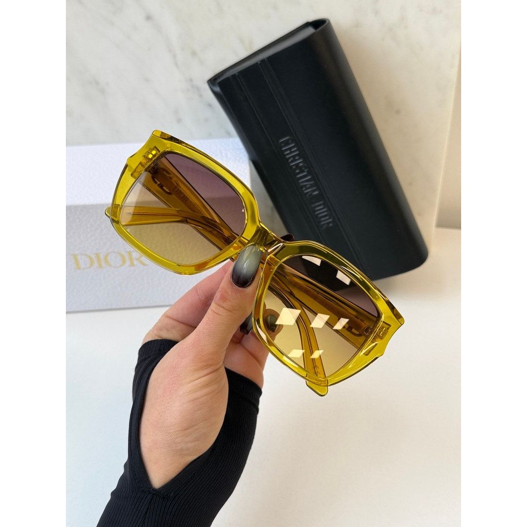Dior NEW Dior DiorGlow S1I Cat Eye Sunglasses in Red Size ONE SIZE - 6 Thumbnail