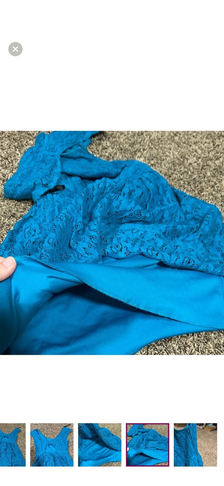 Other Blue cute lace dress Size M / US 6-8 / IT 42-44 - 6 Thumbnail