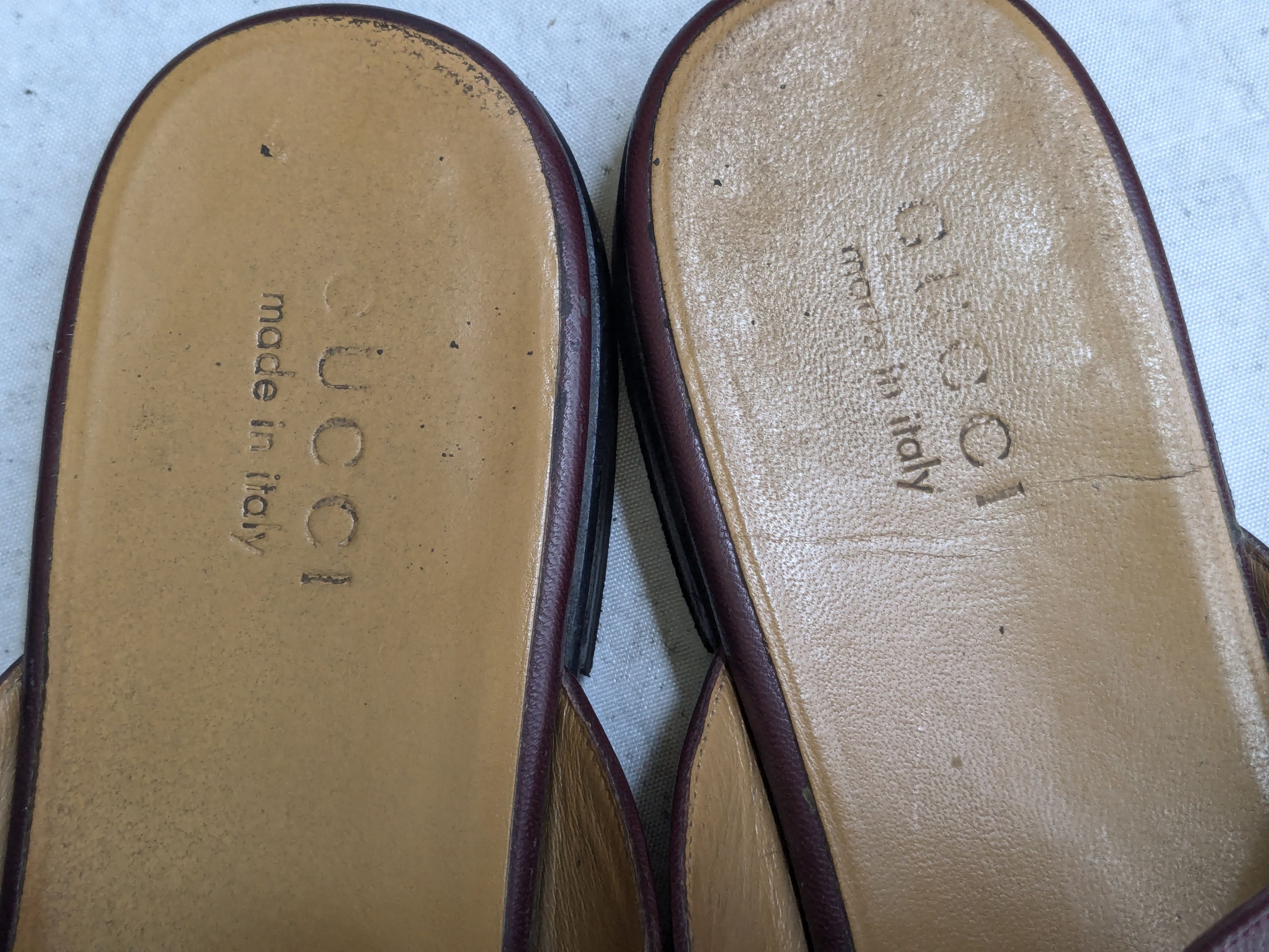 Gucci Gucci Princetown Loafers Burgundy Leather 10.5 GG Size US 10.5 / EU 43-44 - 7 Thumbnail
