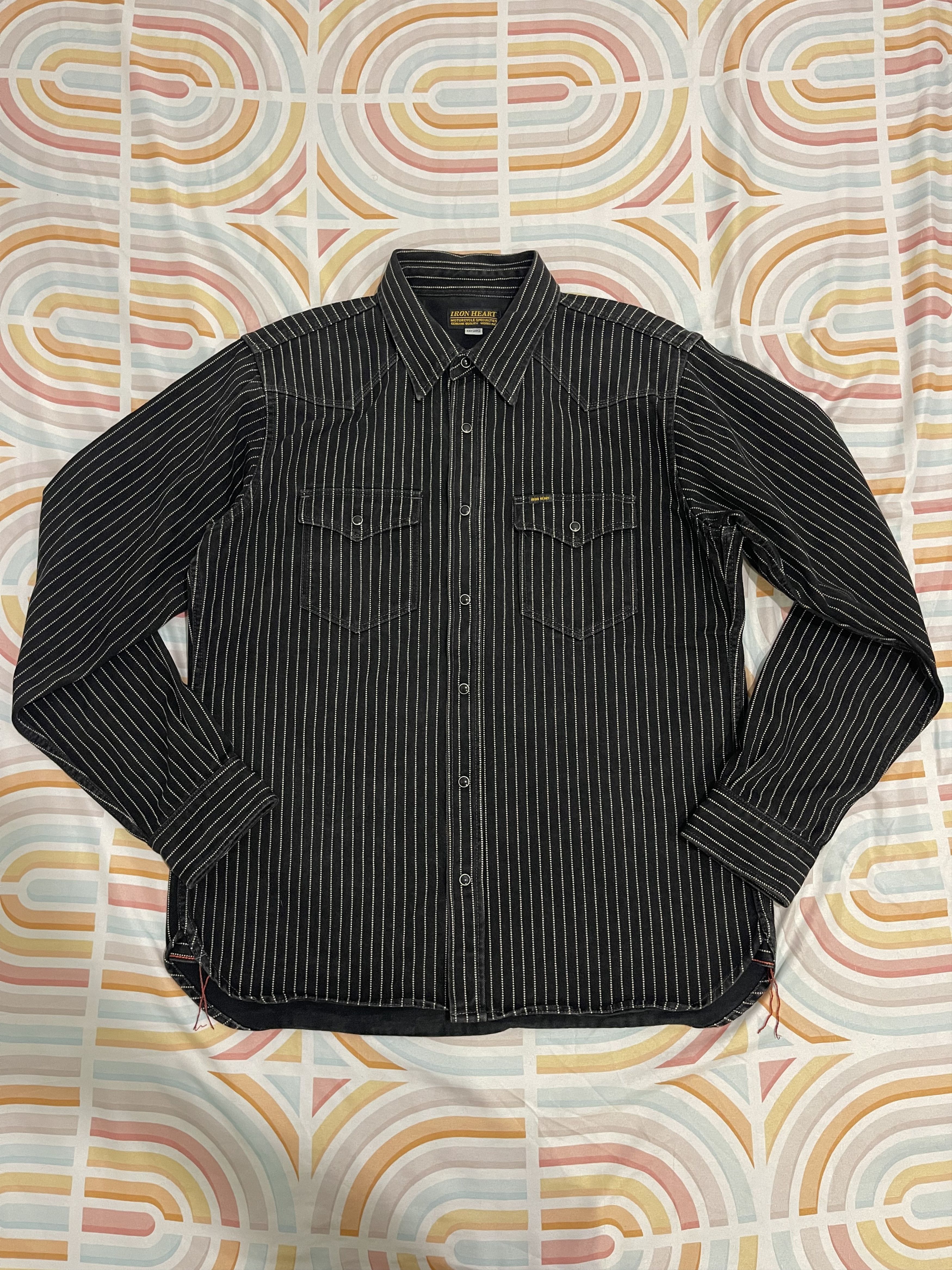 Iron Heart XXX-Large Iron Heart Ultra Heavy IHSH-62-IND Western Shirt Size US XXL / EU 58 / 5 - 1 Thumbnail