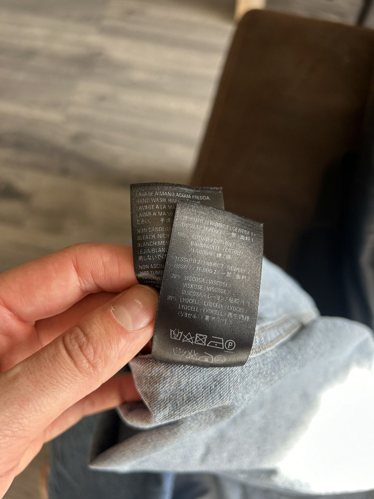 Balenciaga Layered Denim and Flannel Shirt w/ Removable Denim Vest Size US M / EU 48-50 / 2 - 21 Thumbnail