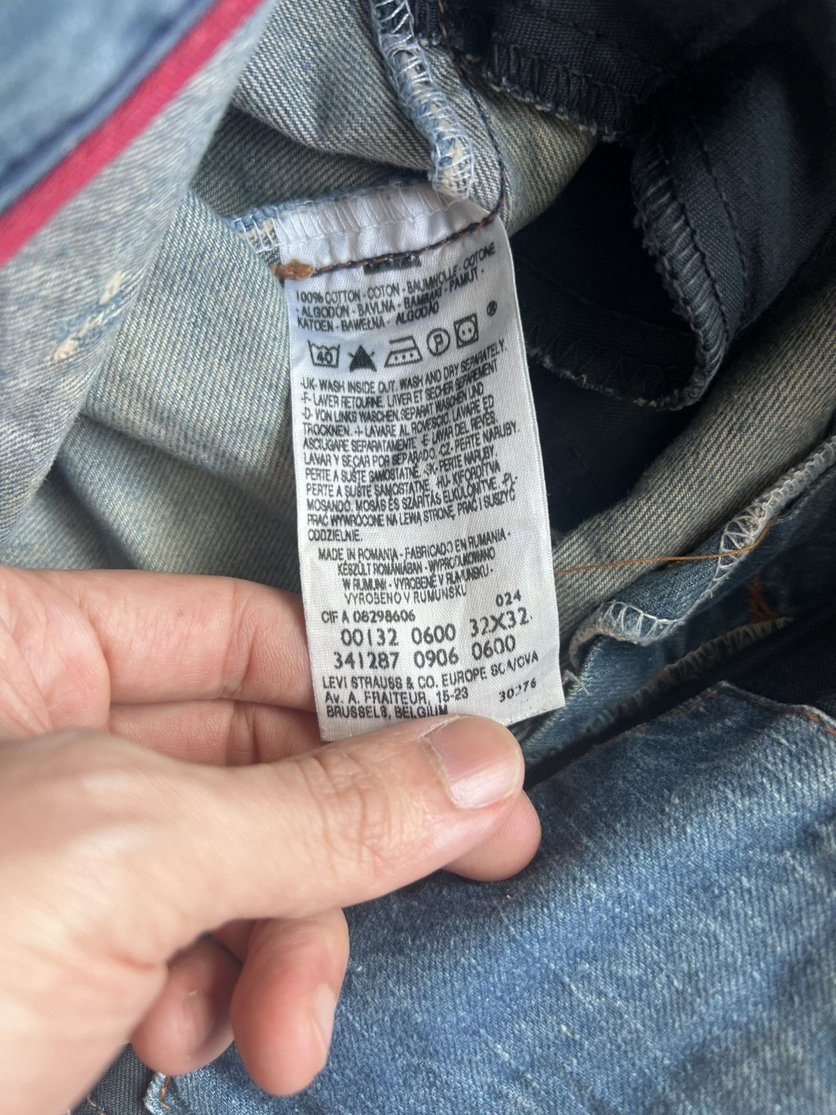 Levi's Levis Engineered Jeans Buckle Back Tag W32 Actual 30x30 Size US 32 / EU 48 - 7 Thumbnail