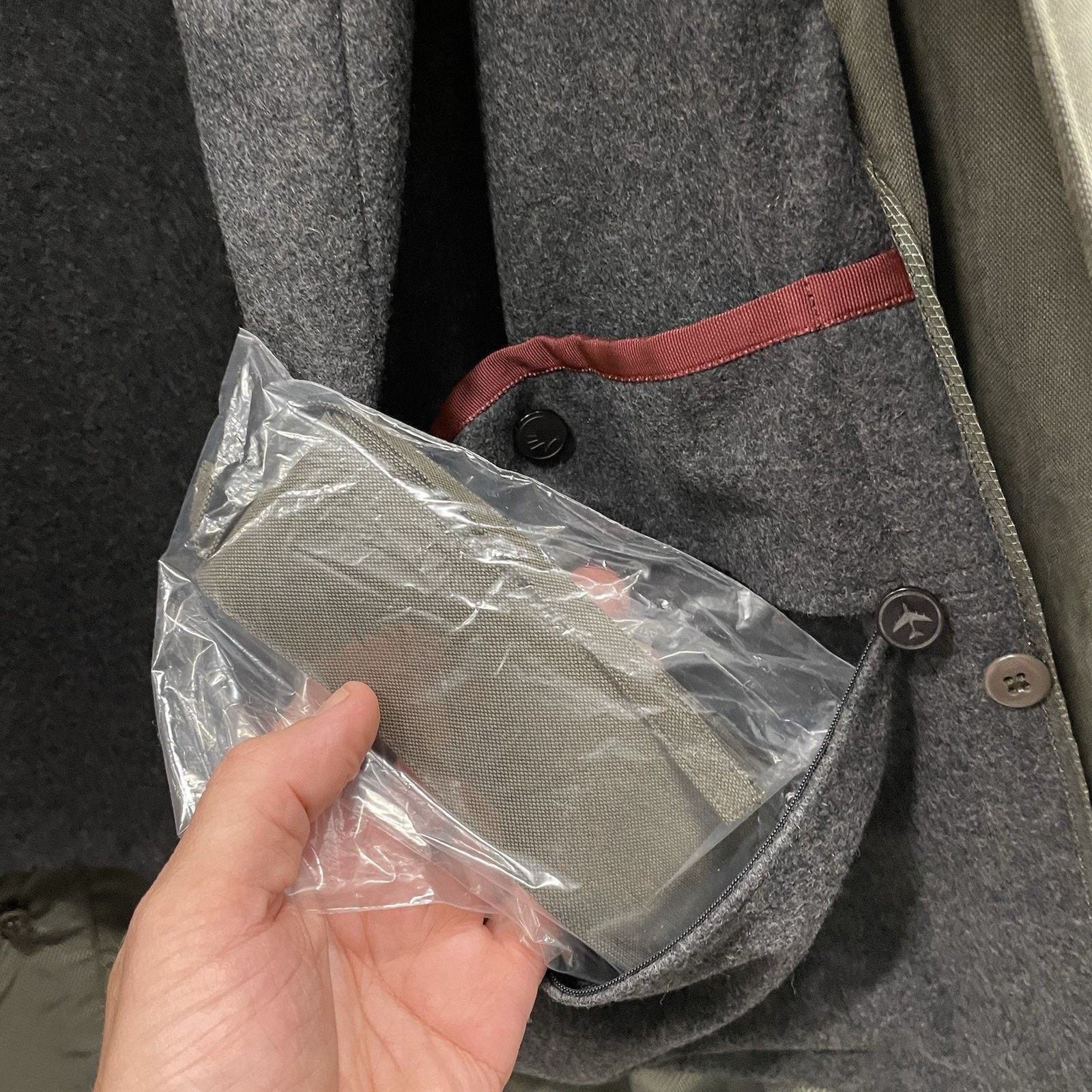 Sanyo Sanyo New York Wool Lined Trench Coat Size R44 Olive Japan M Size US M / EU 48-50 / 2 - 7 Thumbnail