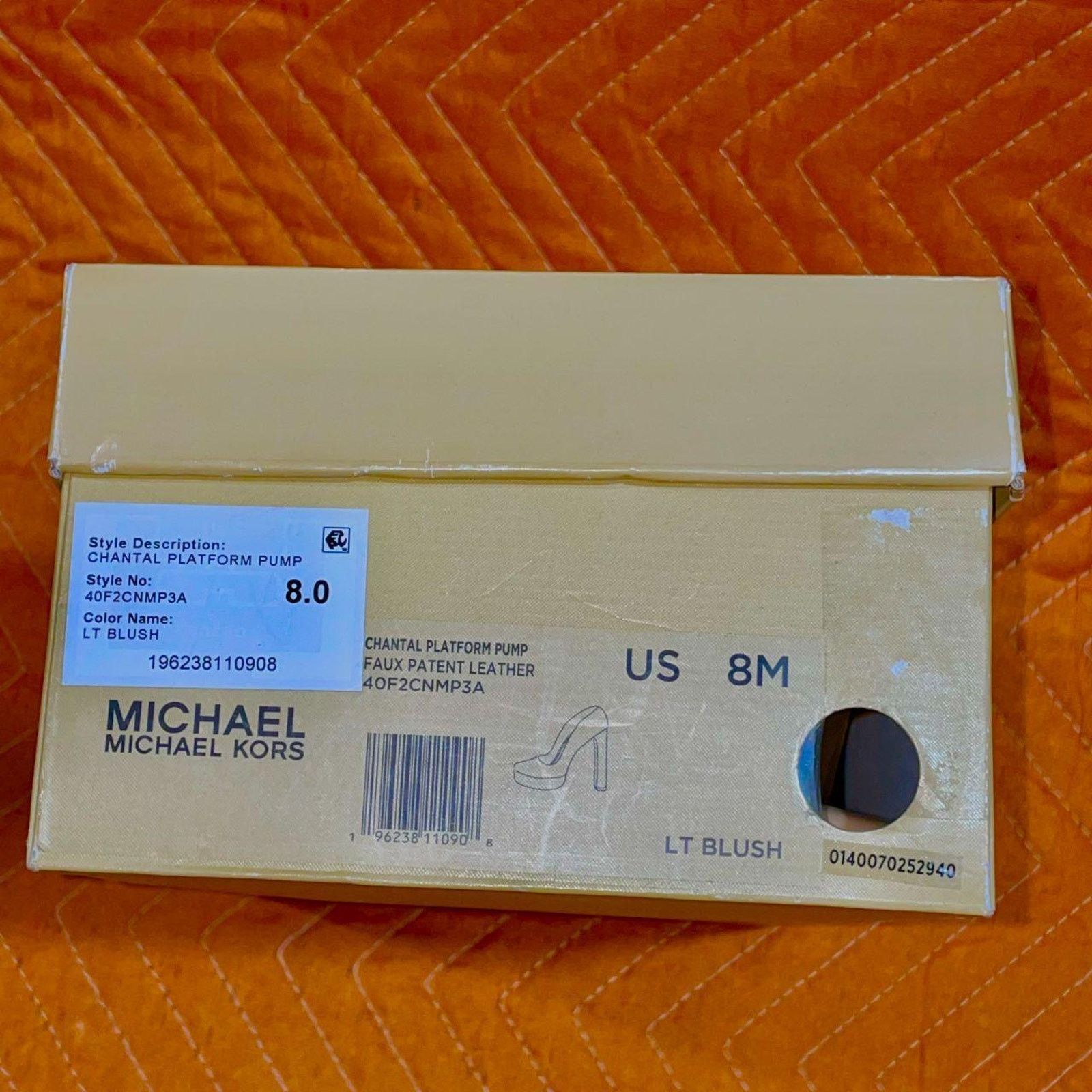Michael Kors Light Blush Color Michael Kors Chantal Platform Pumps Size US 8 / IT 38 - 8 Thumbnail