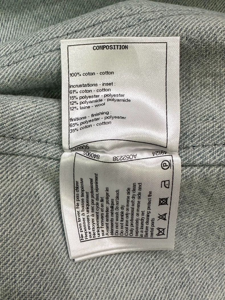 Chanel Chanel 20P lapel four-pocket silhouette denim jacket Size S / US 4 / IT 40 - 8 Thumbnail