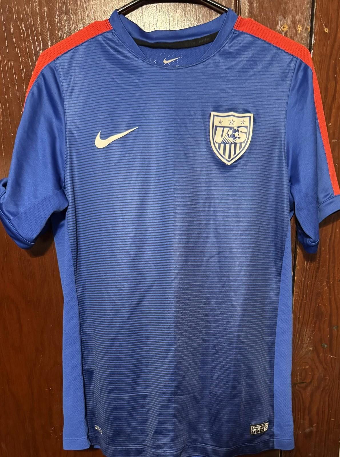 Nike USA Soccer Nike Training Jersey Men's Size Large Blue Size ONE SIZE - 1 Thumbnail