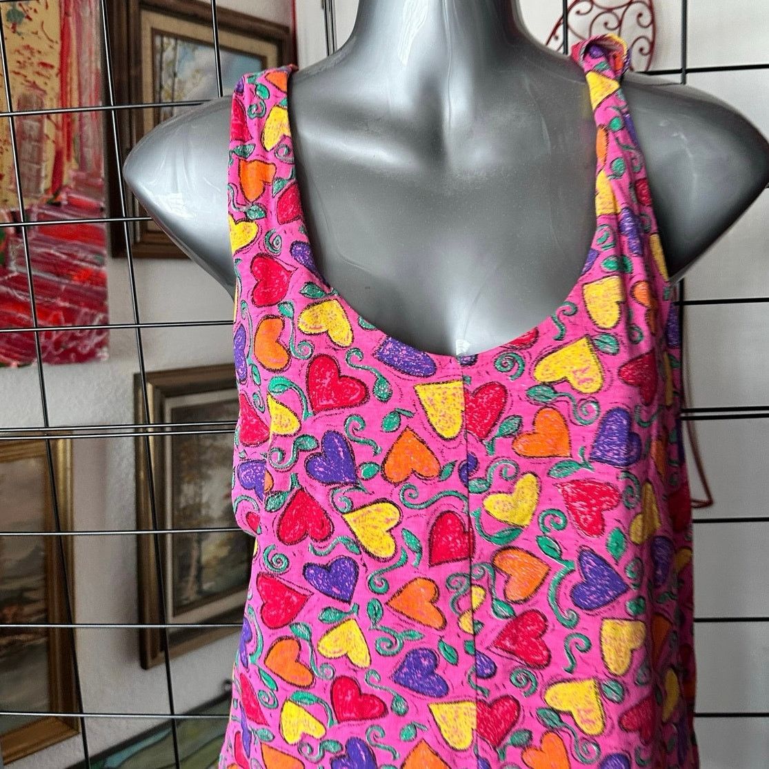 Other bt kids pink graphic heart print romper Size 26" / US 2 / IT 38 - 2 Thumbnail