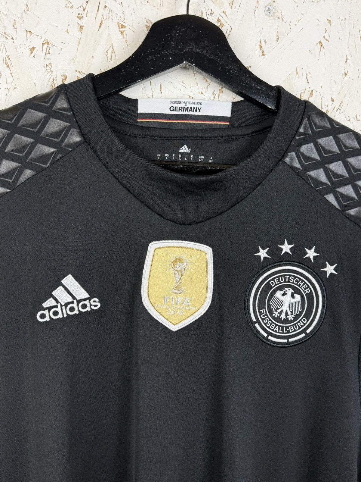 Adidas Adidas Germany DFB 2016/17 GK Kit Long Sleeve Soccer Jersey Size US L / EU 52-54 / 3 - 2 Thumbnail