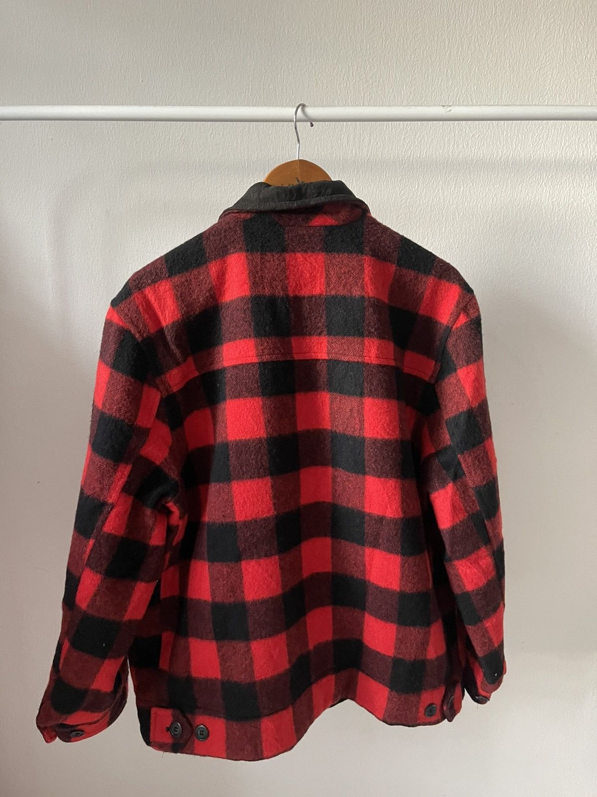 PERSON'S 80s Persons For Men Plaid Wool Destroit Style Jacket Size US L / EU 52-54 / 3 - 10 Thumbnail