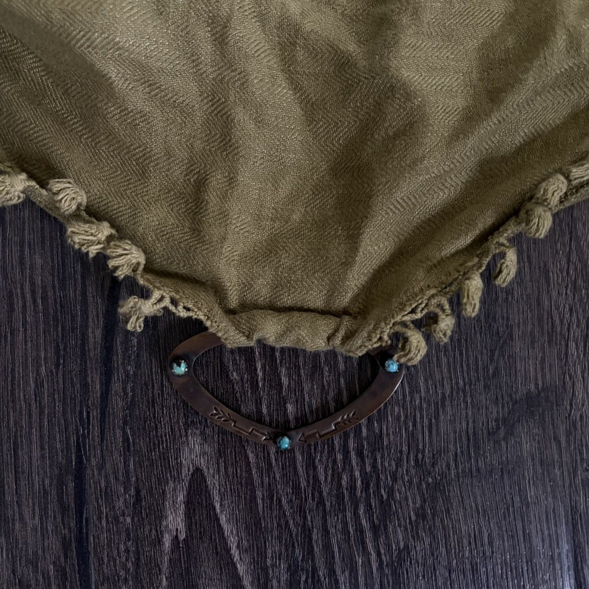 Kapital **Kapital Turquoise Shawl Scarf** Size ONE SIZE - 2 Thumbnail