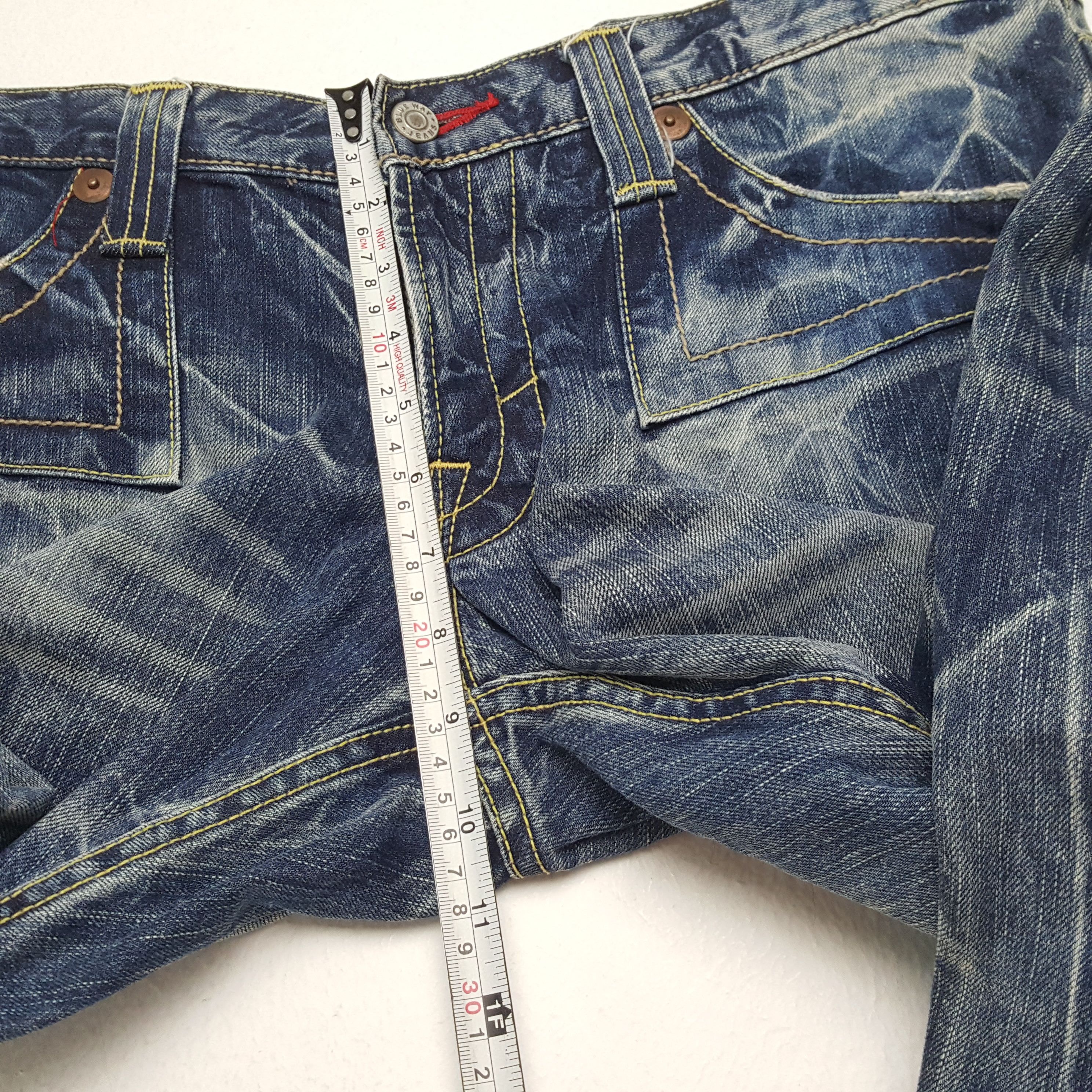 Japanese Brand Blue Way Streetwear Rock Punk Style Jeans Size US 36 / EU 52 - 8 Thumbnail