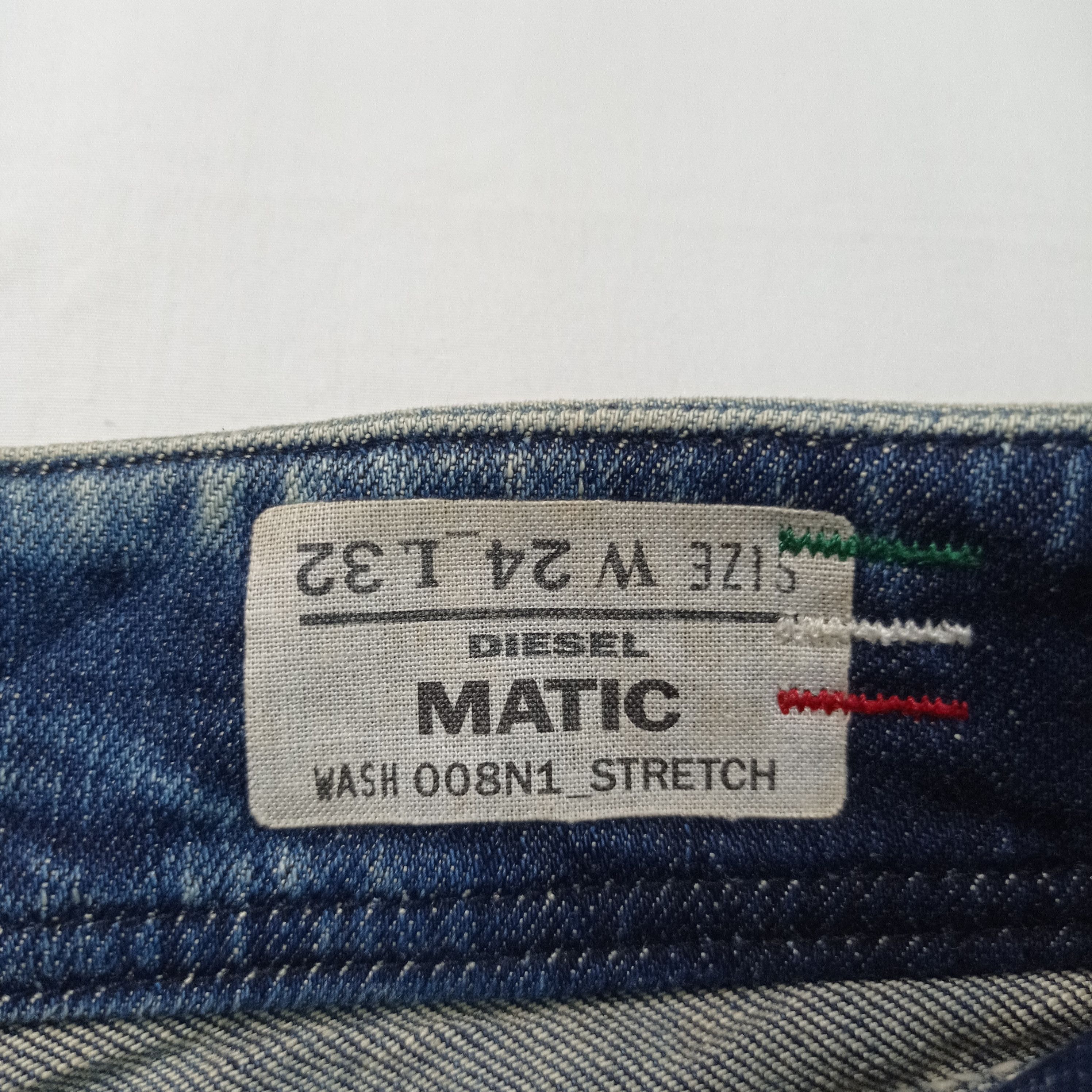 Diesel 🔥Rare Diesel Matic Distressed Jeans Pants Size 26" / US 2 / IT 38 - 5 Thumbnail