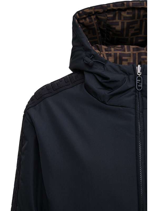 Fendi o1s1wg110925 Windbreaker in Black Size S / US 4 / IT 40 - 3 Thumbnail