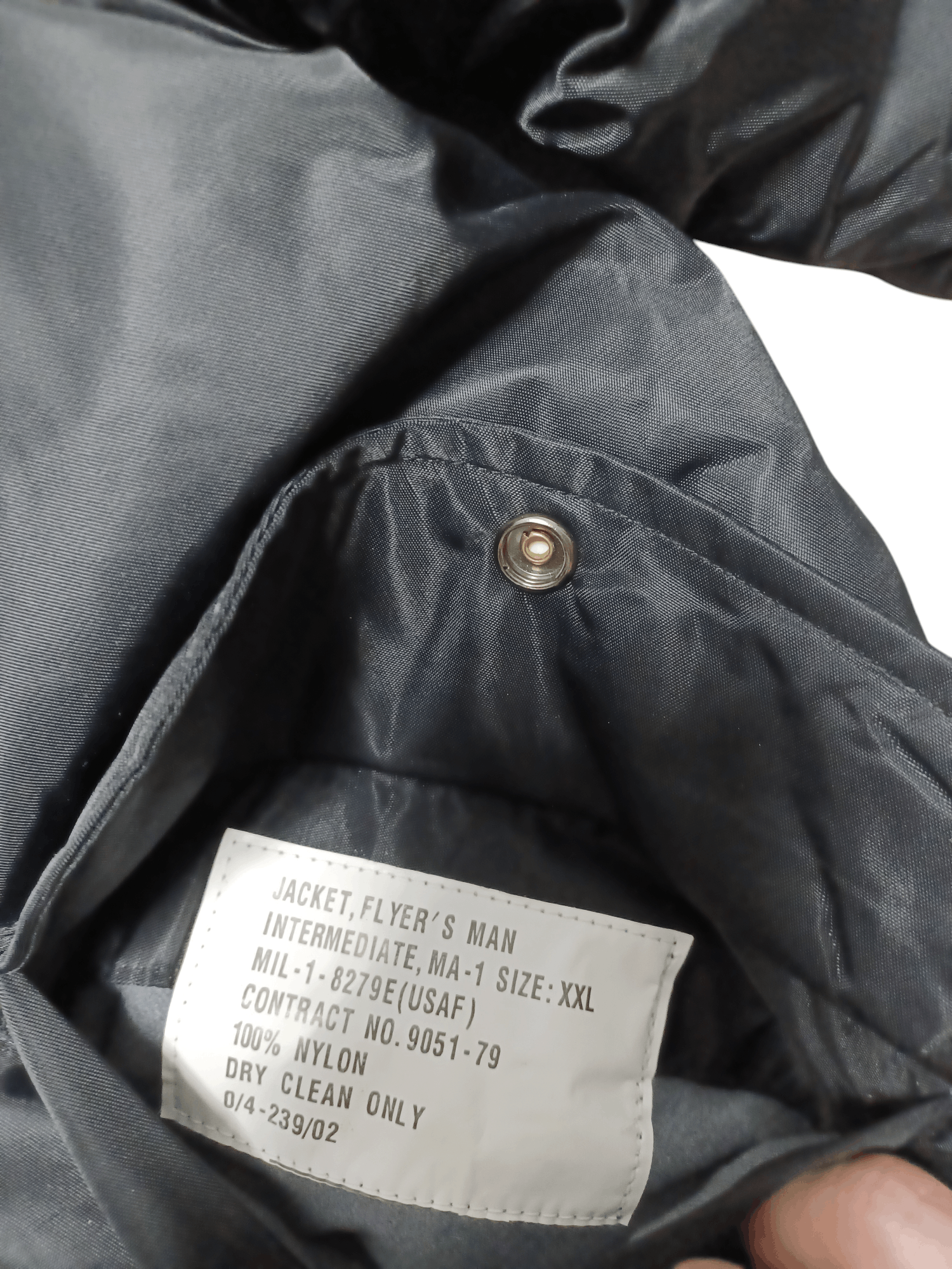 Other MA 1 VINTAGE MILITARY DELTA BOMBER JACKET XXL Size US XXL / EU 58 / 5 - 5 Thumbnail