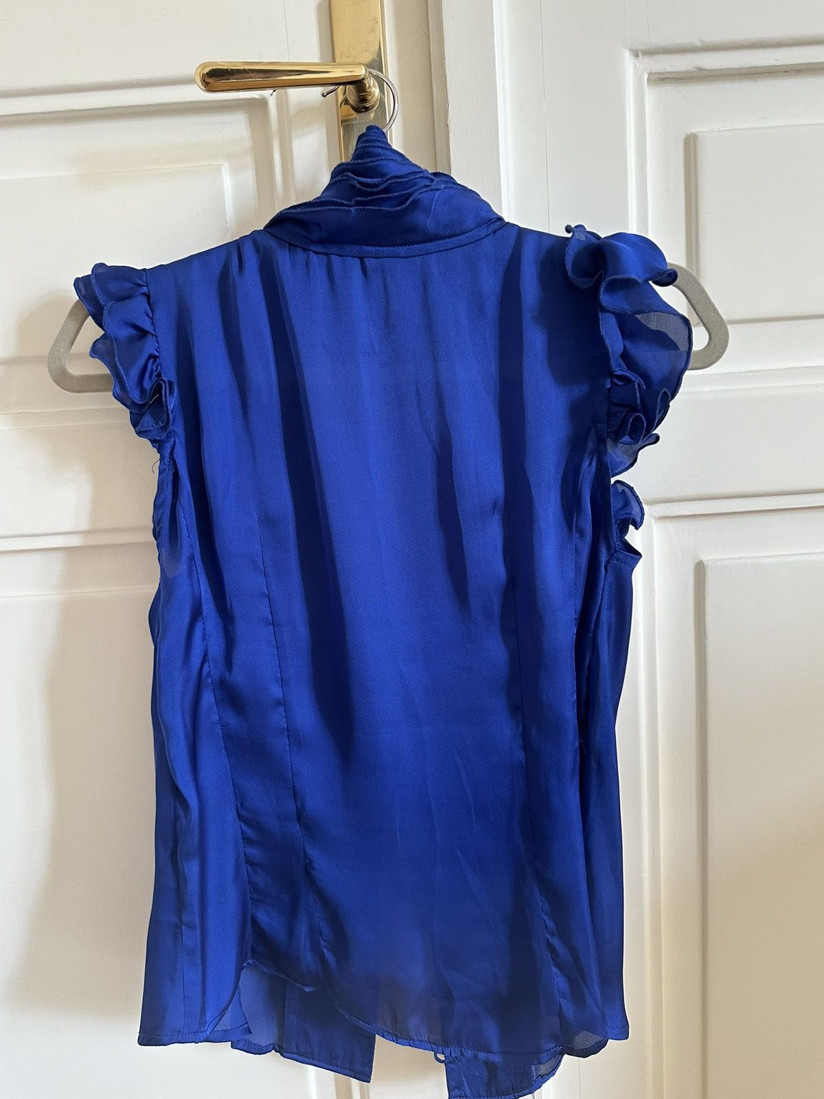 Other Electric blue sleeveless silk top Size S / US 4 / IT 40 - 7 Thumbnail