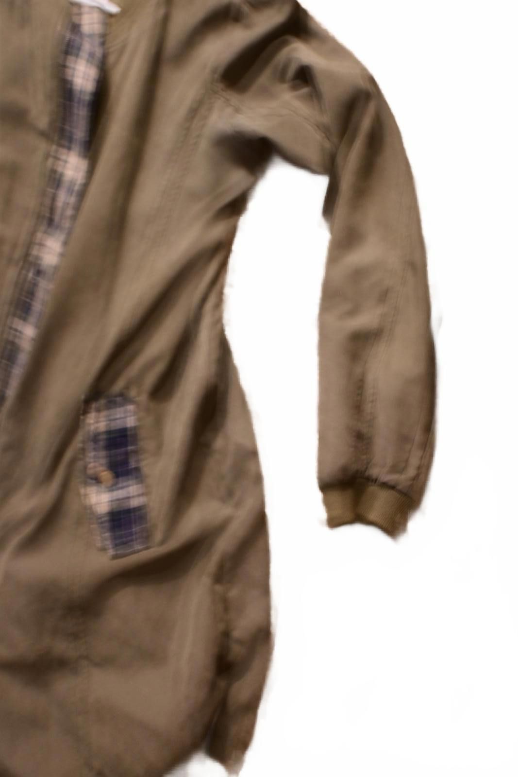 Other Mystree Casual Long Sleeve Khaki Green Jacket Plaid Accents Size US S / EU 44-46 / 1 - 3 Thumbnail