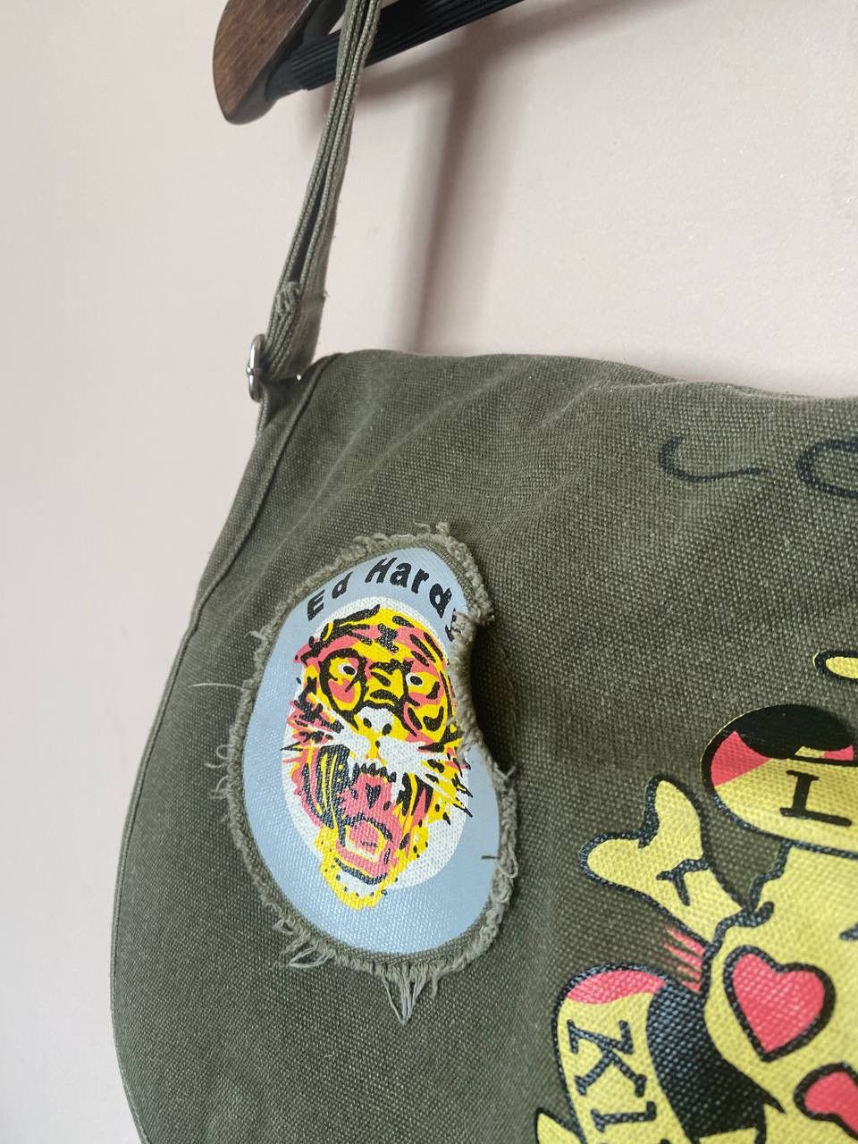 Ed Hardy Ed Hardy Christian Audigier Vintage Y2k Rare Messenger Bag Size ONE SIZE - 2 Thumbnail