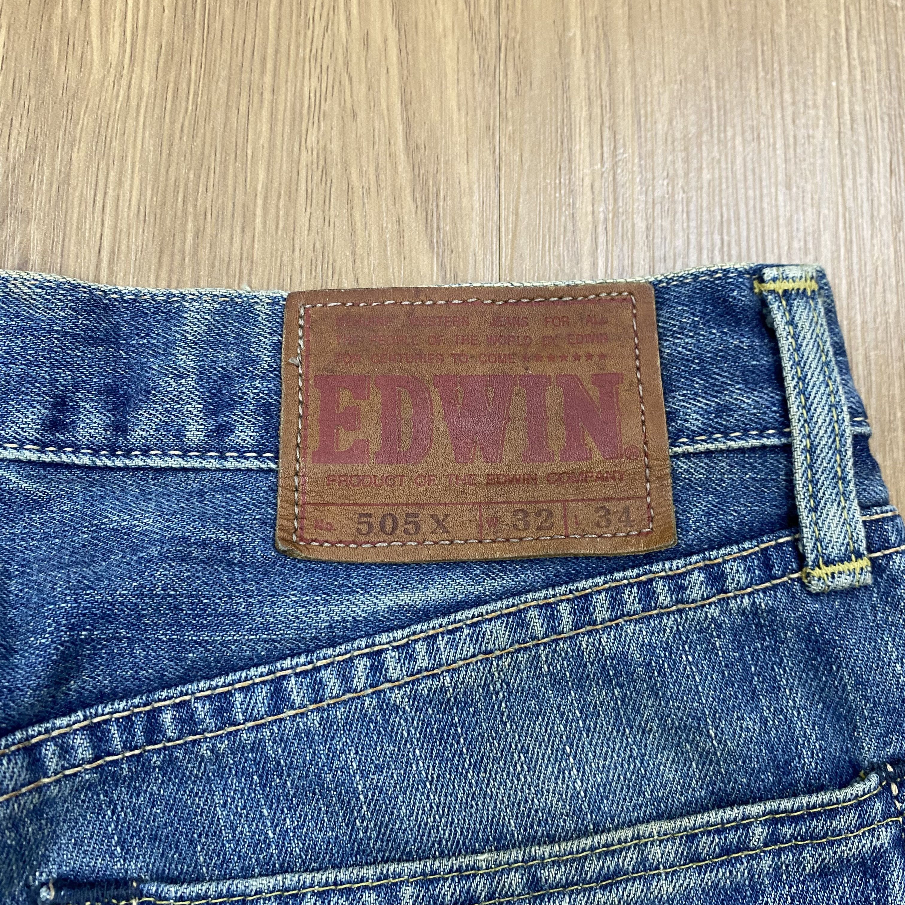 Edwin × Vintage Vintage Edwin Jeans CD158 Size US 33 - 8 Thumbnail