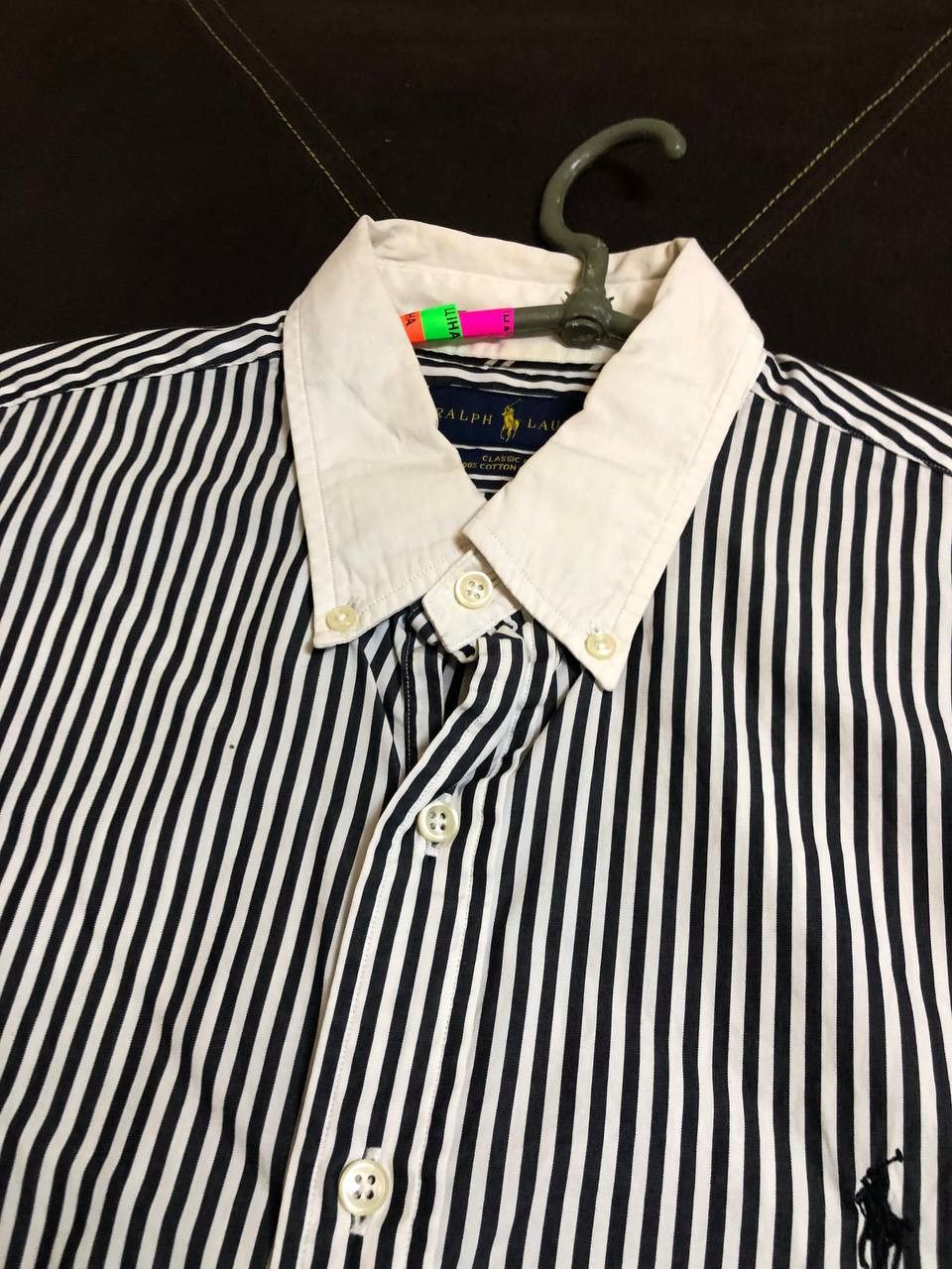 Polo Ralph Lauren Classic Fit Print Striped Shirt Logo Ralph Lauren Size US L / EU 52-54 / 3 - 7 Thumbnail
