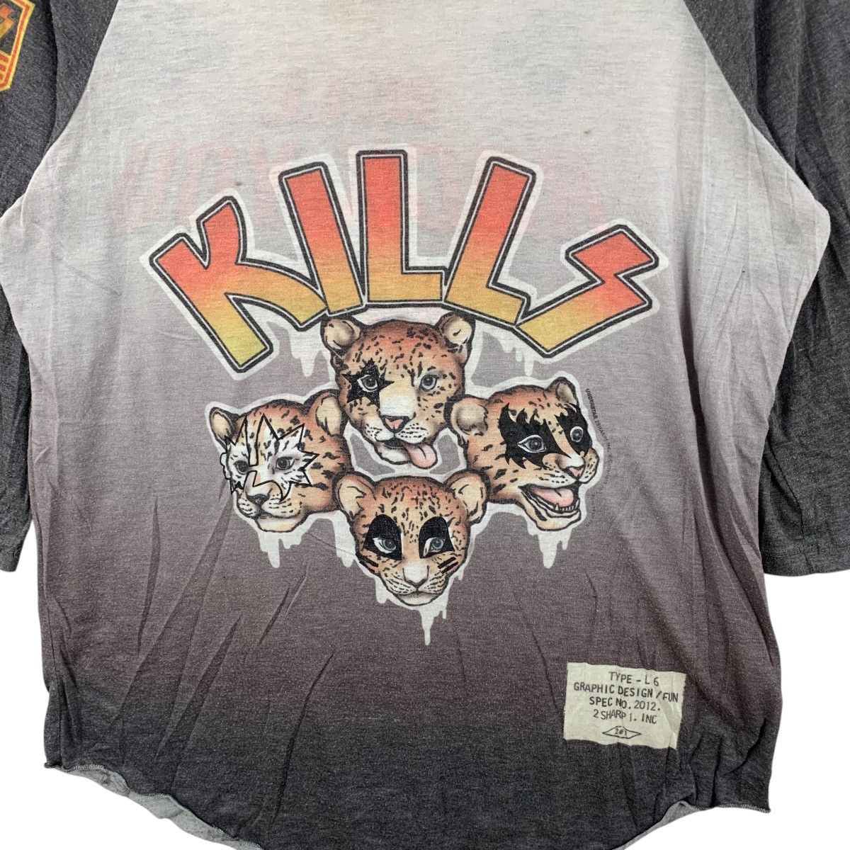 Other 2SHARP1 JAPAN INC Kiss Kills Lion Band Homage Tee Shirt Top Size M / US 6-8 / IT 42-44 - 6 Thumbnail