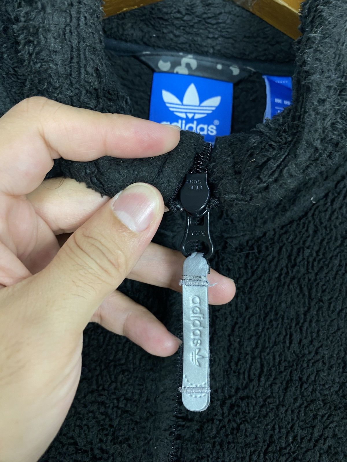 Adidas Rare‼️ Adidas Deep Pile Zipper Jacket Size US S / EU 44-46 / 1 - 6 Thumbnail